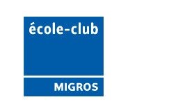 Logo société école-club Migros, société Suisse qui dispense des cours divers pour adultes (les cours d'informatique en association avec l'Ecole IBAW).